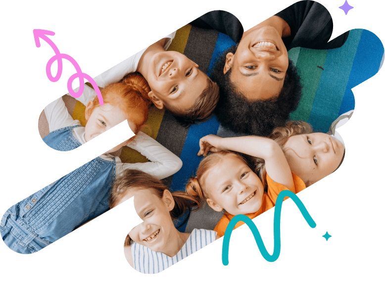 Children learning and playing together